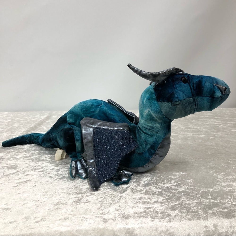 JADE the Blue DRAGON 15" Stuffed Animal - by Douglas Cuddle Toys.